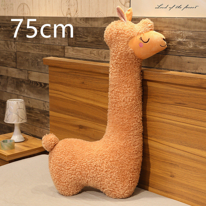 Alpaca plush pillow