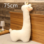 Alpaca plush pillow