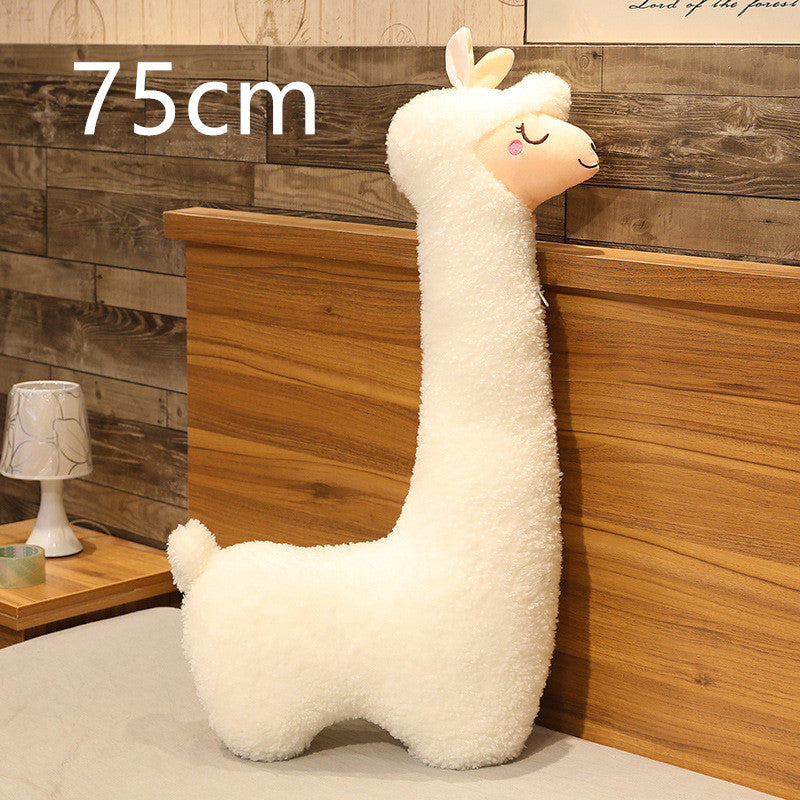 Alpaca plush pillow